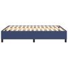 vidaXL Boxspring bed stof blauw 140x190 cm