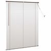 vidaXL Venetiaanse Blind Donkerbruin met Patroon 150 x 110 cm PVC