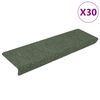 vidaXL Trapmatten Zelfklevend 30 stuks 65x21x4 cm Groen Rechthoekige Rand
