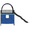 vidaXL Loftbed voor Kids Zwart en Blauw 107 x 200 cm Metaal