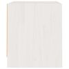 vidaXL Nachtkastje 40x30,5x35,5 cm massief grenenhout wit