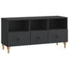 vidaXL TV-kast Zwart 102 x 34,5 x 50 cm Geconstrueerd hout