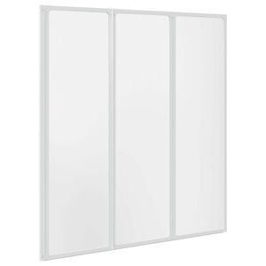 vidaXL Badscherm 3 panelen vouwbaar 141 x 132 cm