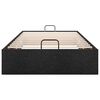 vidaXL Bedframe zonder matras 80x200 cm stof zwart