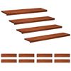 vidaXL Trapmatten 12 st Bruin 120 x 30 x 2 cm Massief beukenhout