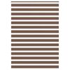 vidaXL Zebra rolgordijn 165x200 cm stofbreedte 160,9cm polyester bruin