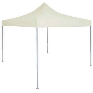 vidaXL Partytent inklapbaar 3x3 m cr&egrave;me