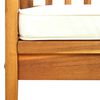 vidaXL Tuinstoelen 3 st met kussens massief acaciahout