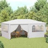 vidaXL Partytent met zijwanden professioneel 90 g/m² 4x6 m wit