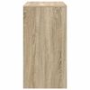 vidaXL Bureau Anders Sonoma eiken 70 x 40 x 76 cm Bewerkt hout