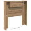 vidaXL Hoofdbord Artisan Eiken 100 x 15 x 103,5 cm Bewerkt hout