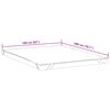 vidaXL Matrasbeschermer waterdicht 160x200 cm wit