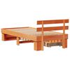 vidaXL Bedframe met hoofdeinde Wasbruin 80 x 200 cm Massief grenenhout