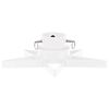 vidaXL Kerstboomstandaard 47x47x13,5 cm wit