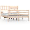 vidaXL Bedframe massief hout 135x190 cm