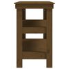 vidaXL Werkbank 110,5x50x80 cm massief grenenhout honingbruin