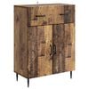 vidaXL Dressoir Oud hout 66 x 34,5 x 89,5 cm Bewerkt hout