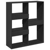 vidaXL Kamerscherm 100x33x115 cm bewerkt hout zwart