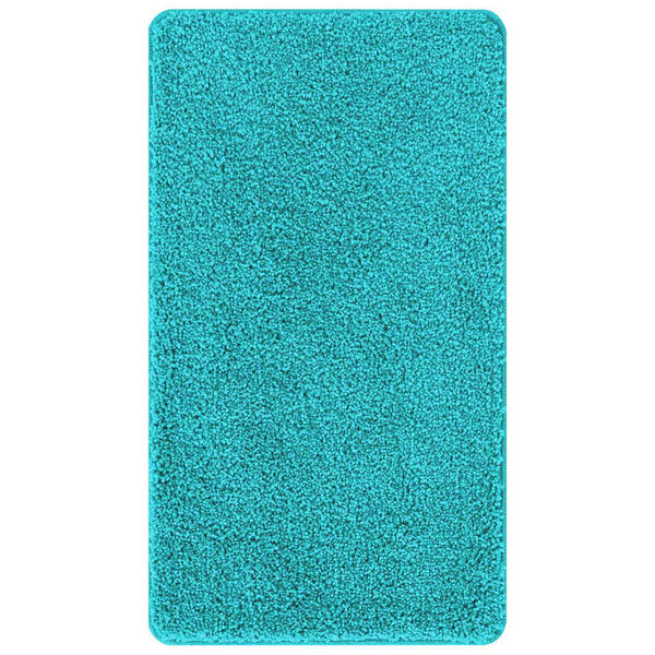vidaXL Antislip Badmat Turquoise 70 x 120 cm PP
