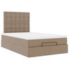 vidaXL Ottoman bed met matras en LED's 120x200cm kunstleer