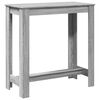 vidaXL Bartafel 102x50x103,5 cm bewerkt hout grijs sonoma eikenkleurig
