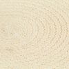 vidaXL Placemats 6 st rond 38 cm katoen natuurlijk