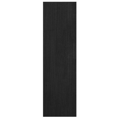 vidaXL Boekenkast / kamerscherm 40x30x103,5 cm grenenhout zwart