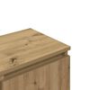 vidaXL Tv-meubel 102x30x36 cm bewerkt hout artisanaal eikenkleur