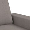 vidaXL 4-delige Loungeset stof taupe