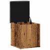 vidaXL Opbergbank 42x42x45 cm bewerkt hout oud houtkleurig