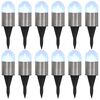 vidaXL Grondlampen 12 st solar LED wit
