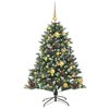 vidaXL Kunstkerstboom met 150 LED Groen 120 cm PVC en Plastic en Staal