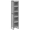 vidaXL Boekenkast 40 x 30 x 189,5 cm Bewerkt hout Grijs Sonoma