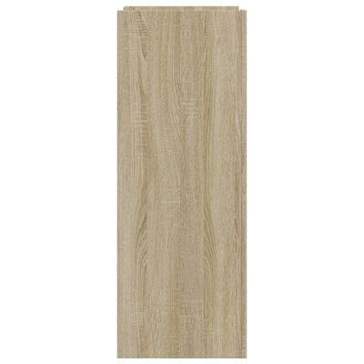 vidaXL Schoenenkast 52x37,5x100 cm bewerkt hout sonoma eikenkleurig