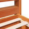 vidaXL Bedframe zonder matras massief grenenhout wasbruin 180x200 cm