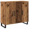 vidaXL Dressoir Oudhout 90 x 34 x 80 cm Bewerkt hout