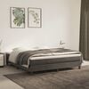vidaXL Boxspring bed 180x200 cm fluweel donkergrijs