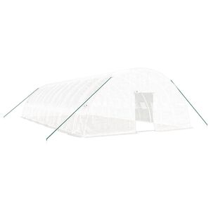 vidaXL Tuinkas met stalen frame 72 m&sup2; 12x6x2,85 m wit