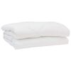 vidaXL Zomer Dekbed met kussen 3 pcs Wit Microfibre