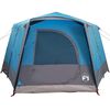 vidaXL Huisje Tent met dak Blauw en Grijs 333 x 317 x 194 cm