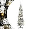 vidaXL Kunstkerstboom met 150 LED Wit 120 cm PVC en Metaal en Plastic