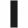 vidaXL Vrijstaande Boekenkast Zwart 30 x 40 x 114 cm Bewerkt hout