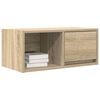 vidaXL TV-meubel 60x31x25,5 cm bewerkt hout sonoma eikenkleurig