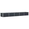 vidaXL Plantenbak Antraciet 400 x 80 x 45 cm Staal