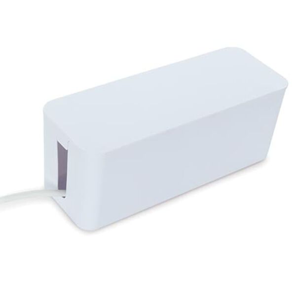 Perel Aardingscontactdoos met kabelbeheer 5-voudig wit