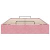 vidaXL Bedframe zonder matras 120x190 cm fluweel roze