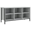 vidaXL Schoenenkast 100x35x50 cm bewerkt hout grijs sonoma eikenkleur
