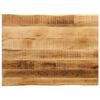 vidaXL Tafelblad met natuurlijke rand 70x60x3,8 cm massief mangohout