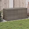 vidaXL Tuinbox 283 L poly rattan grijs