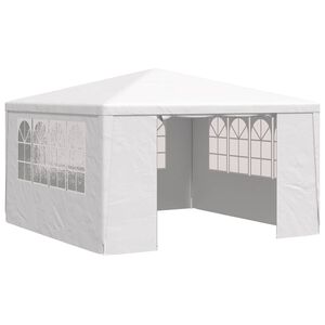 vidaXL Partytent met zijwanden professioneel 90 g/m&sup2; 4x4 m wit